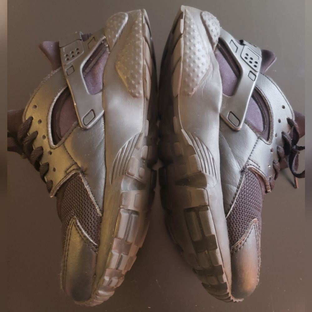 Nike Air Huarache Black Sz 6Y - Picture 4 of 10